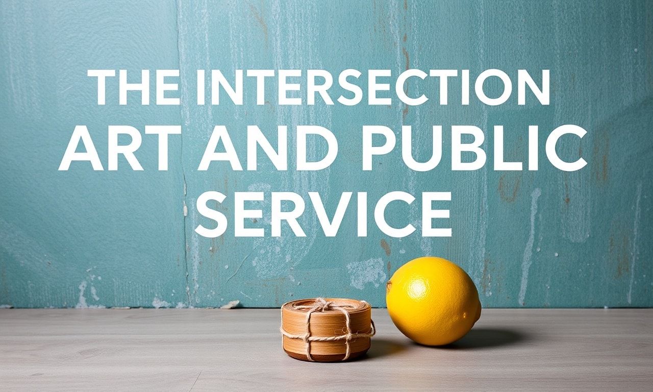 The Intersection of Art and Public Service: Enhancing Communities Through Creativity