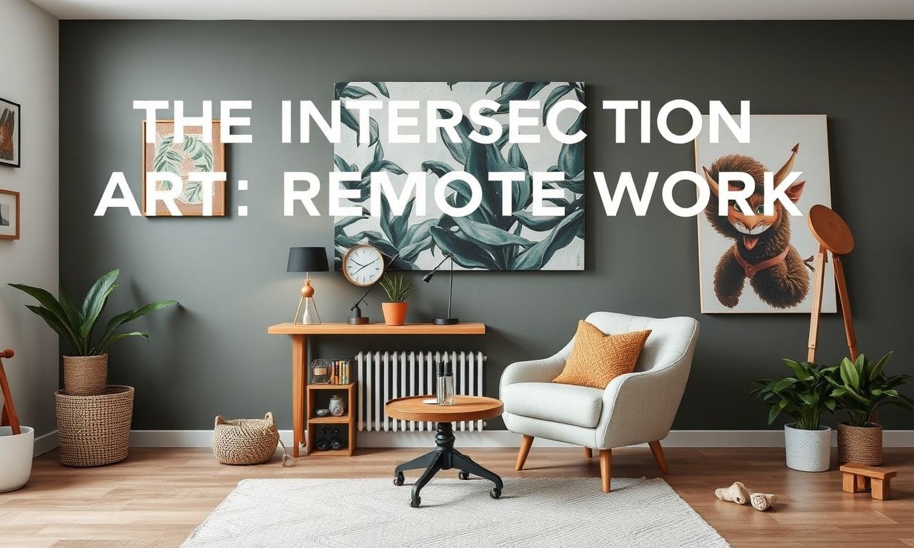 The Intersection of Art and Remote Work: Creating Inspiring Home Studios