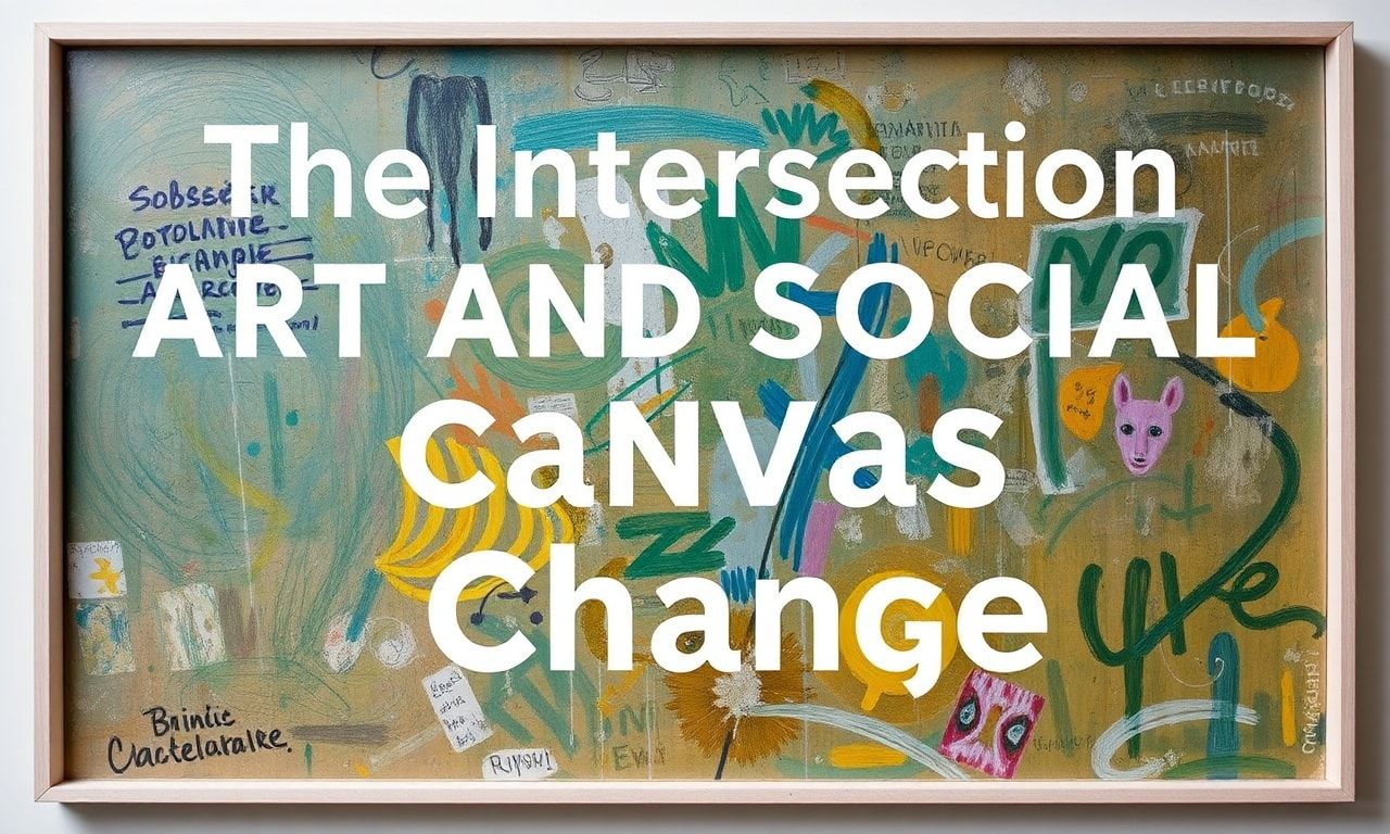 The Intersection of Art and Social Impact: A Canvas for Change