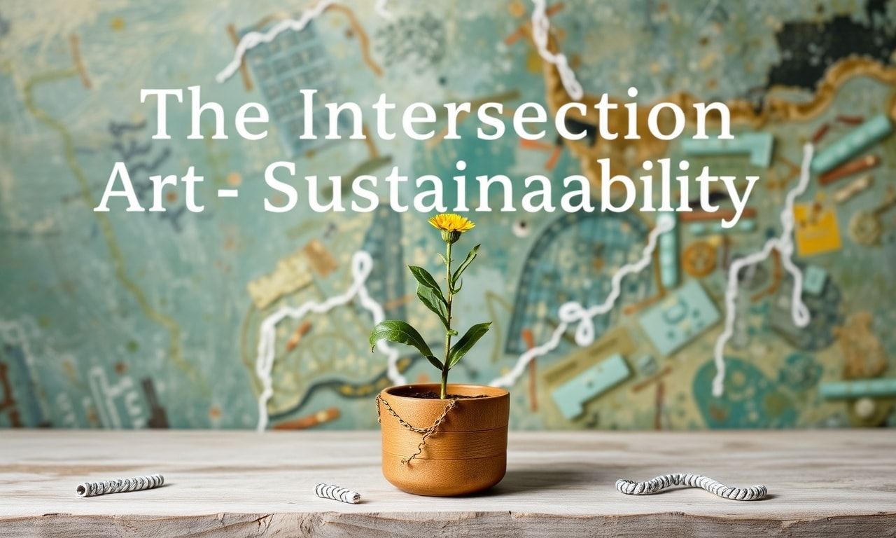 The Intersection of Art and Sustainability: Creating with Conscience