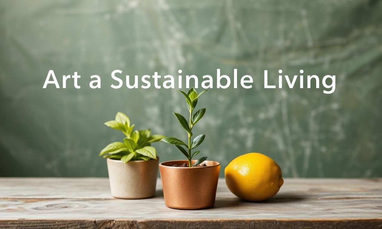 The Intersection of Art and Sustainable Living: Creating a Greener Future