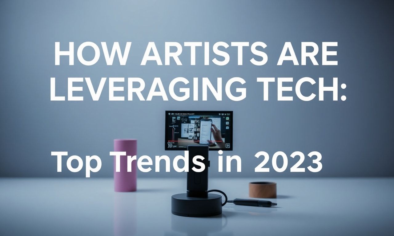 How Artists Are Leveraging Tech: Top Trends in 2023