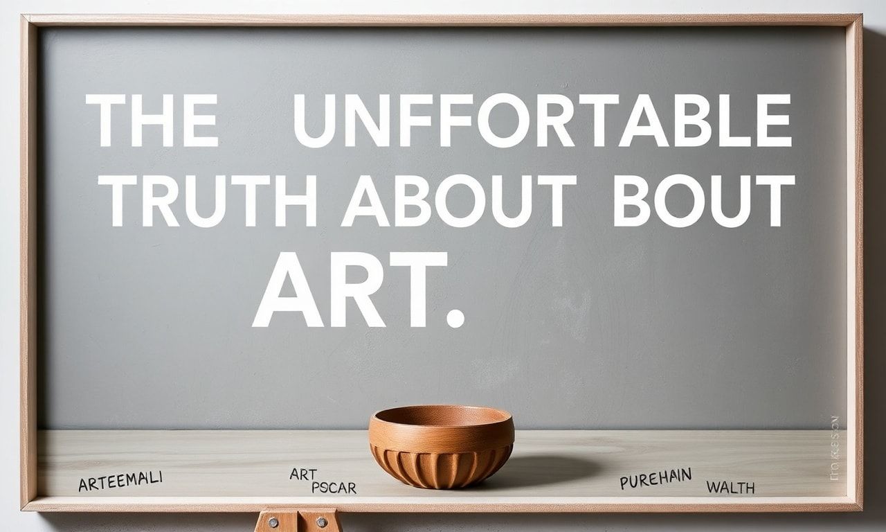 The Uncomfortable Truth About Art and Wealth